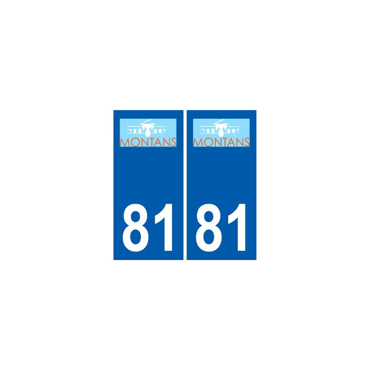 81 Graulhet logo aufkleber typenschild aufkleber stadt