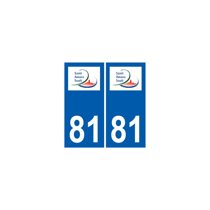 81 Graulhet logo aufkleber typenschild aufkleber stadt
