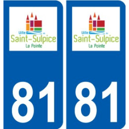 81 Graulhet logo aufkleber typenschild aufkleber stadt