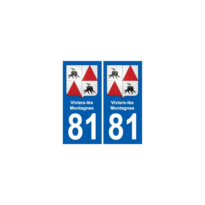 81 Graulhet blason autocollant plaque stickers ville