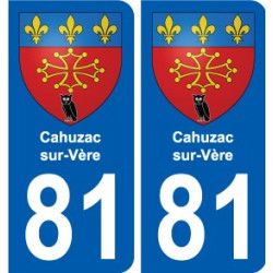 81 Graulhet stemma adesivo piastra adesivi città