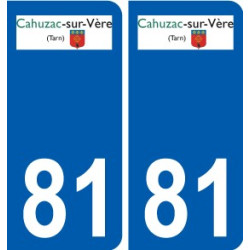 81 Graulhet logo adesivo piastra adesivi città