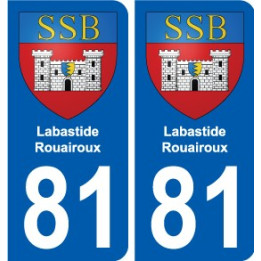81 Graulhet wappen aufkleber typenschild aufkleber stadt