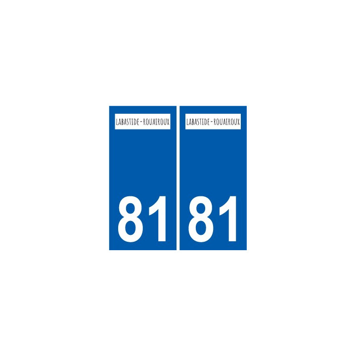81 Graulhet logo aufkleber typenschild aufkleber stadt