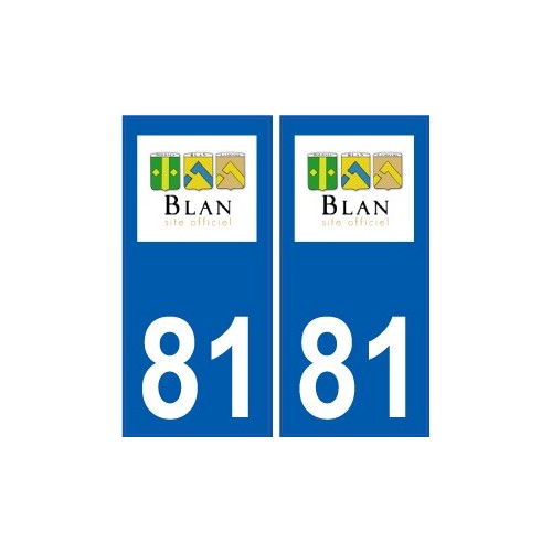 81 Graulhet logo aufkleber typenschild aufkleber stadt