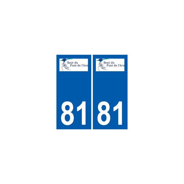 81 Graulhet logo aufkleber typenschild aufkleber stadt