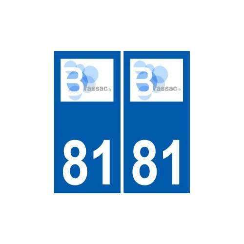81 Graulhet logo aufkleber typenschild aufkleber stadt