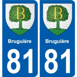 81 Graulhet wappen aufkleber typenschild aufkleber stadt