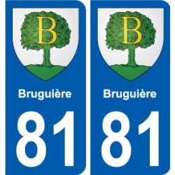 81 Graulhet stemma adesivo piastra adesivi città