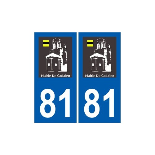 81 Graulhet logo aufkleber typenschild aufkleber stadt