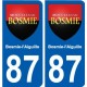 87 Panazol blason autocollant plaque stickers ville