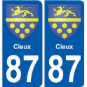 87 Panazol wappen aufkleber typenschild aufkleber stadt