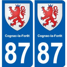 87 Panazol blason autocollant plaque stickers ville