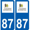 87 Panazol logo adesivo piastra adesivi città