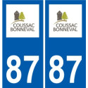 87 Panazol logotipo de la etiqueta engomada de la placa de pegatinas de la ciudad