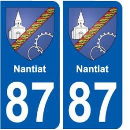 87 Panazol escudo de armas de la etiqueta engomada de la placa de pegatinas de la ciudad