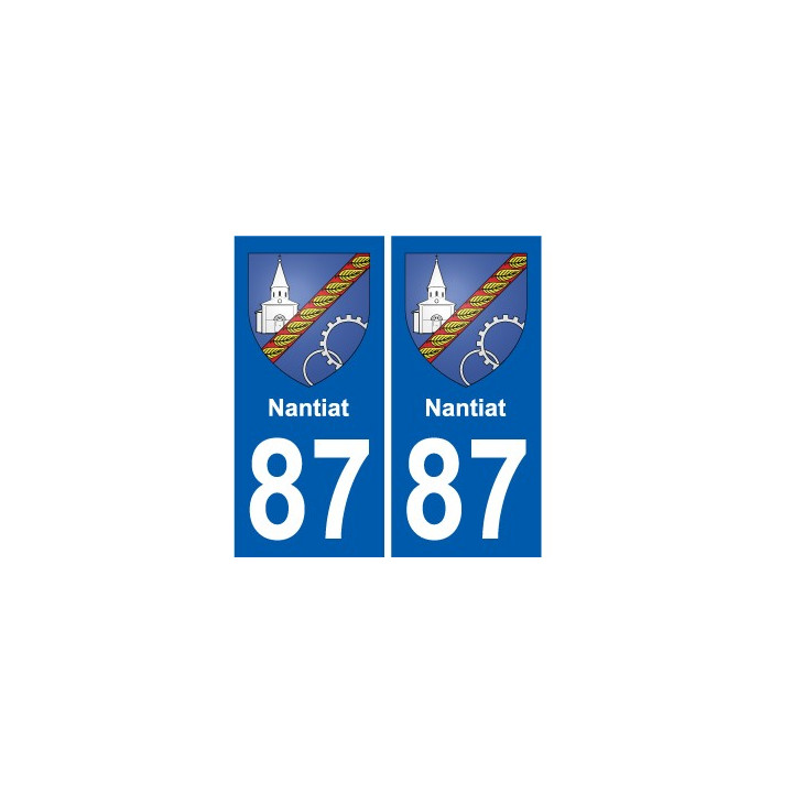 87 Panazol blason autocollant plaque stickers ville