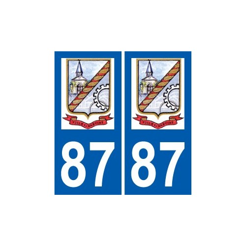 87 Panazol logotipo de la etiqueta engomada de la placa de pegatinas de la ciudad