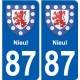 87 Panazol wappen aufkleber typenschild aufkleber stadt