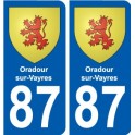 87 Panazol wappen aufkleber typenschild aufkleber stadt