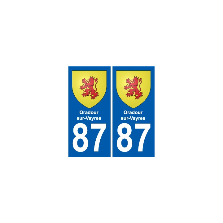 87 Panazol coat of arms sticker plate stickers city
