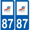 87 Panazol logo adesivo piastra adesivi città
