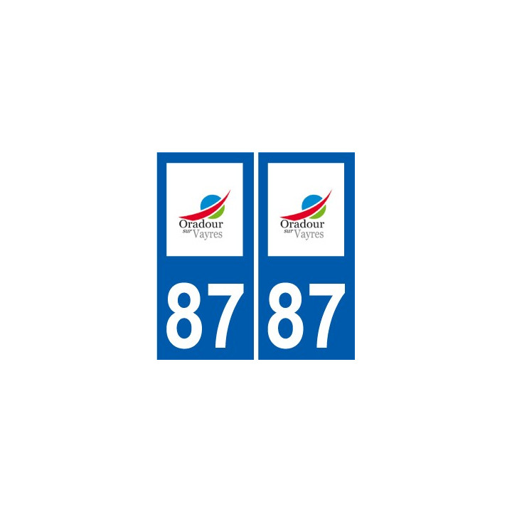 87 Panazol logo autocollant plaque stickers ville