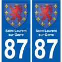 87 Panazol wappen aufkleber typenschild aufkleber stadt