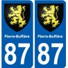 87 Panazol stemma adesivo piastra adesivi città