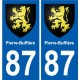 87 Panazol wappen aufkleber typenschild aufkleber stadt