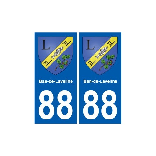 88 Neufchâteau blason autocollant plaque stickers ville
