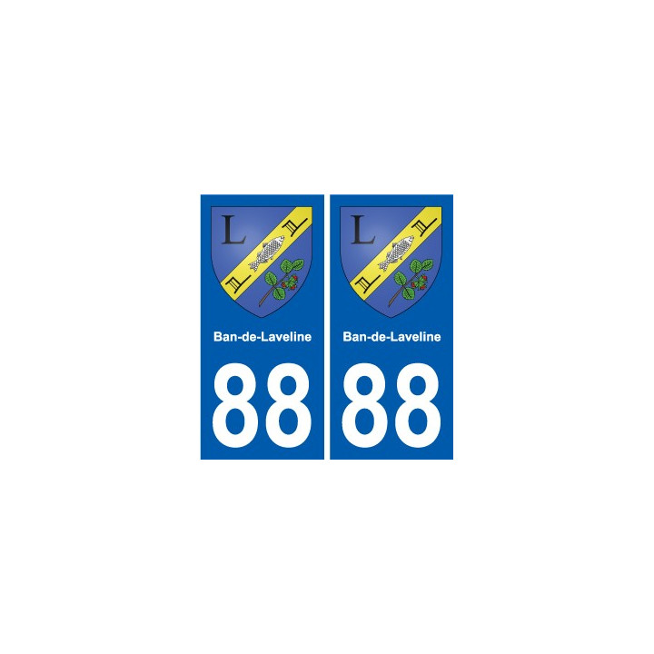 88 Neufchâteau blason autocollant plaque stickers ville