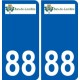 88 Neufchâteau logo autocollant plaque stickers ville