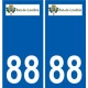 88 Neufchateau logo sticker plate stickers city