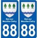 88 Neufchâteau blason autocollant plaque stickers ville