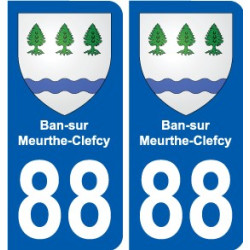 88 Neufchateau stemma adesivo piastra adesivi città