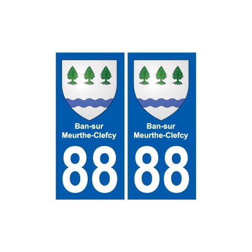 88 Neufchâteau wappen aufkleber typenschild aufkleber stadt
