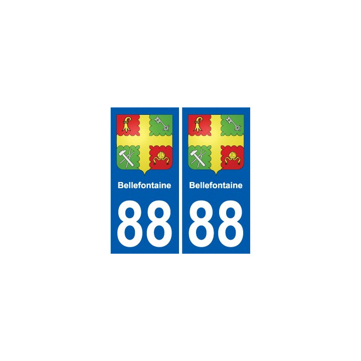 88 Neufchâteau wappen aufkleber typenschild aufkleber stadt