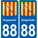 88 Neufchateau stemma adesivo piastra adesivi città