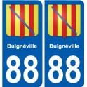 88 Neufchâteau blason autocollant plaque stickers ville