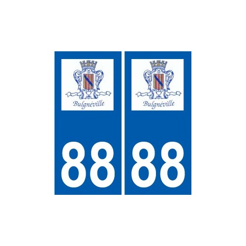 88 Neufchateau logo sticker plate stickers city
