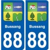 88 Neufchâteau blason autocollant plaque stickers ville
