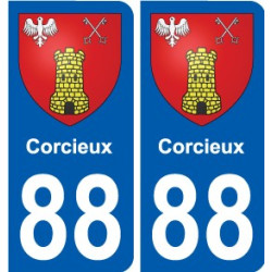 88 Neufchateau stemma adesivo piastra adesivi città