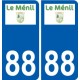 88 Neufchateau logo sticker plate stickers city