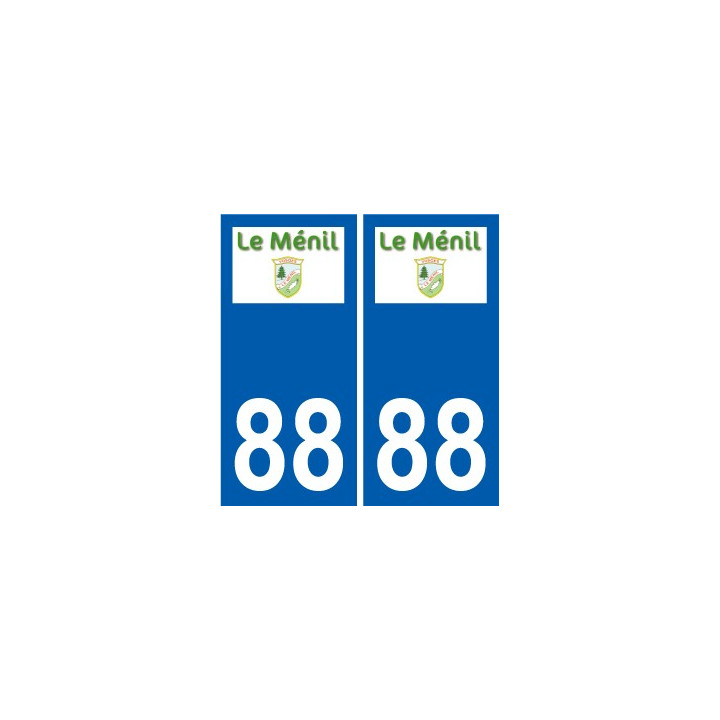 88 Neufchateau logo sticker plate stickers city