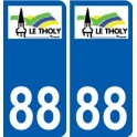 88 Neufchâteau logo autocollant plaque stickers ville