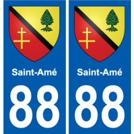 88 Neufchâteau blason autocollant plaque stickers ville