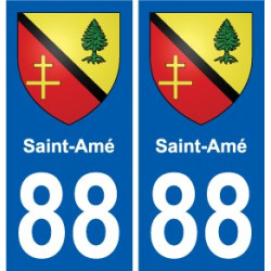 88 Neufchateau stemma adesivo piastra adesivi città