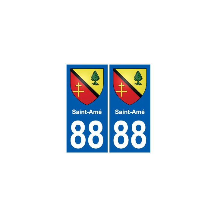 88 Neufchâteau blason autocollant plaque stickers ville