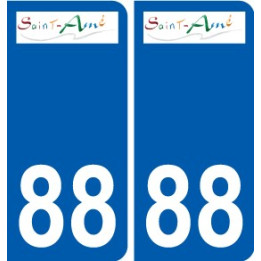 88 Neufchateau logo sticker plate stickers city